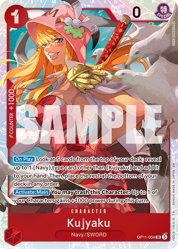 Kujyaku (Character) (OP11-004) (SR)