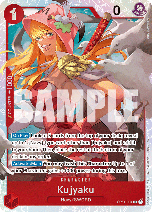 Kujyaku (Character) (OP11-004) (SR)