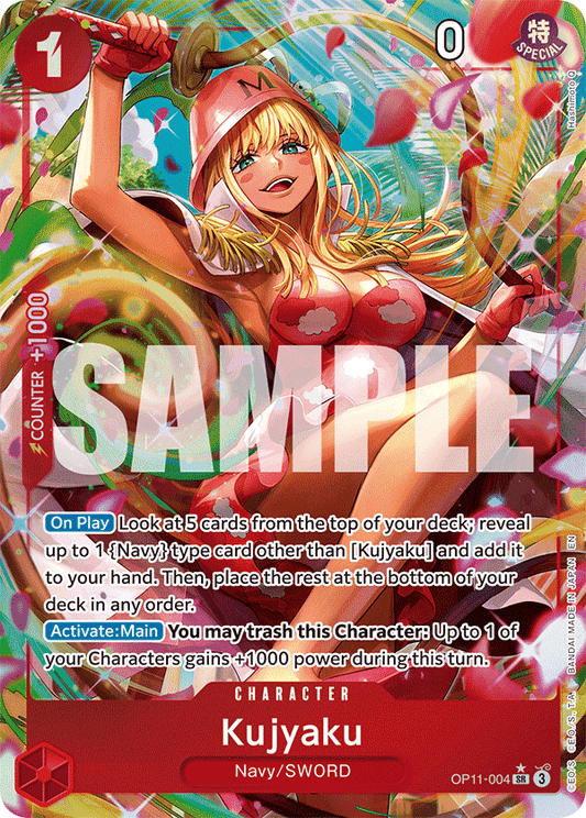 Kujyaku (Character) (OP11-004) (SR) (Alternate Art)