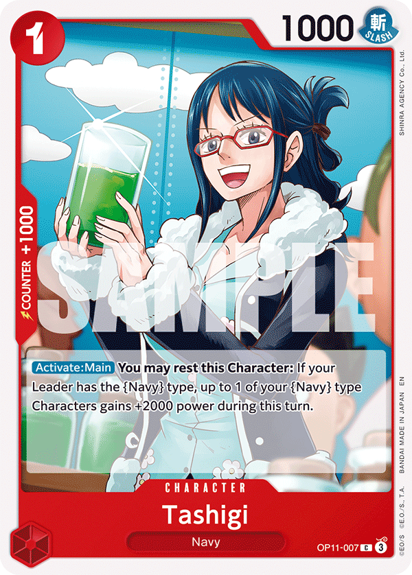 Tashigi (Character) (OP11-007) (C)