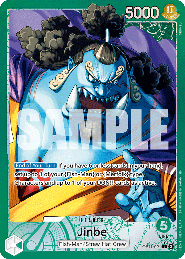 Jinbe (Leader) (OP11-021) (Alternate Art)