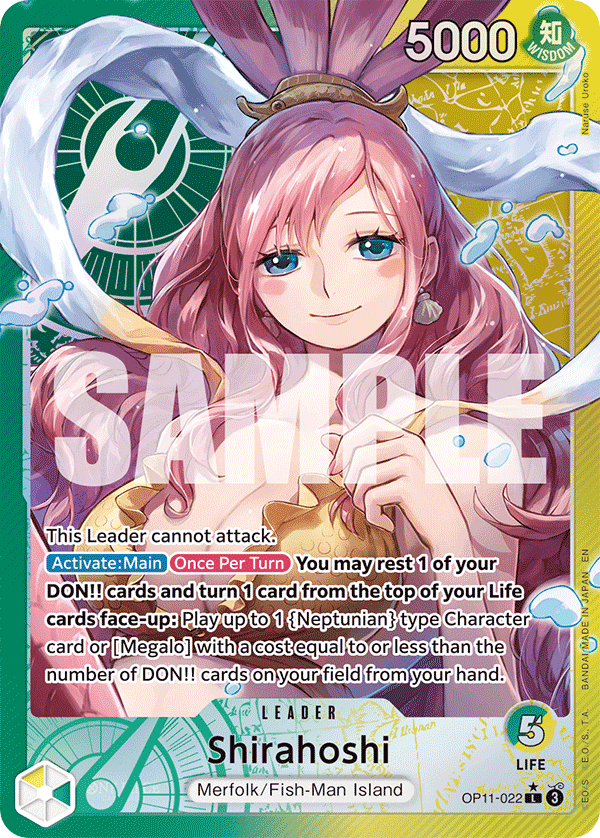 Shirahoshi (Leader) (OP11-022) (Alternate Art)