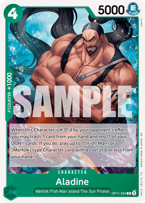 Aladine (Character) (OP11-024) (C)