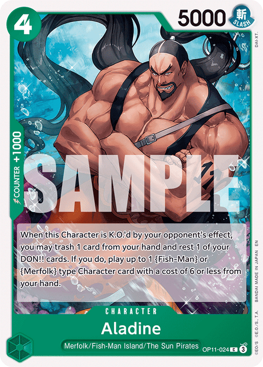 Aladine (Character) (OP11-024) (C)