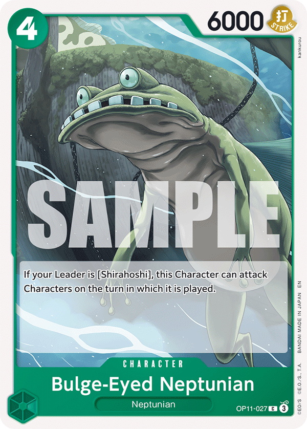 Bulge-Eyed Neptunian (Character) (OP11-027) (C)