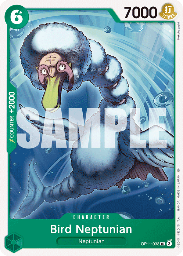 Bird Neptunian (Character) (OP11-033) (UC)