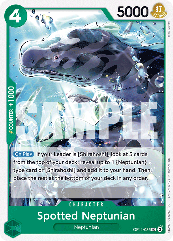Spotted Neptunian (Character) (OP11-036) (UC)