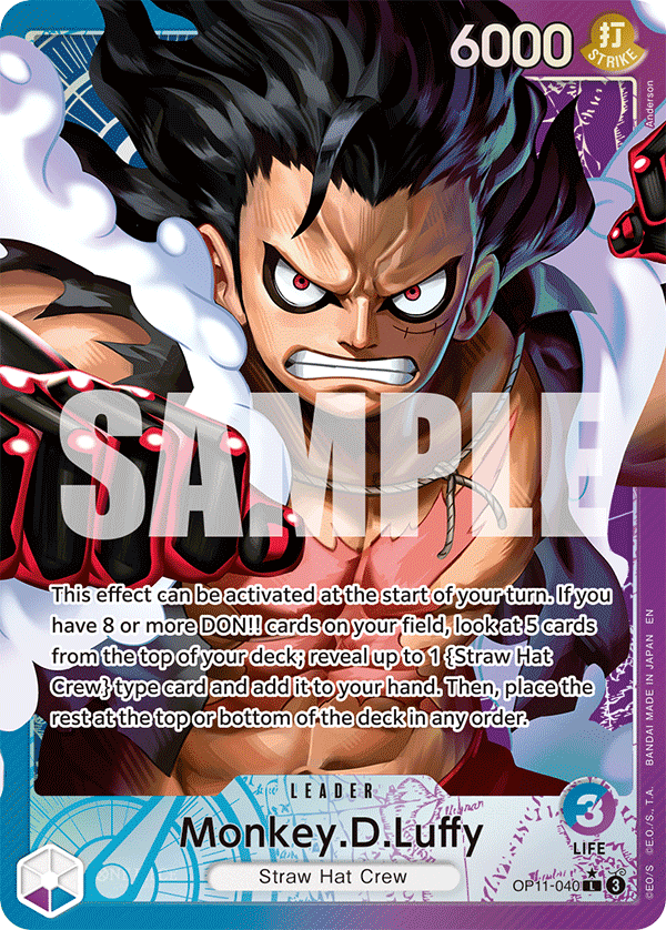 Monkey D Luffy (Leader) (OP11-040) (Alternate Art)