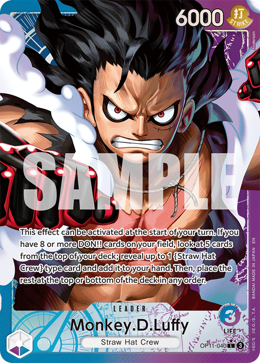 Monkey D Luffy (Leader) (OP11-040) (Alternate Art)