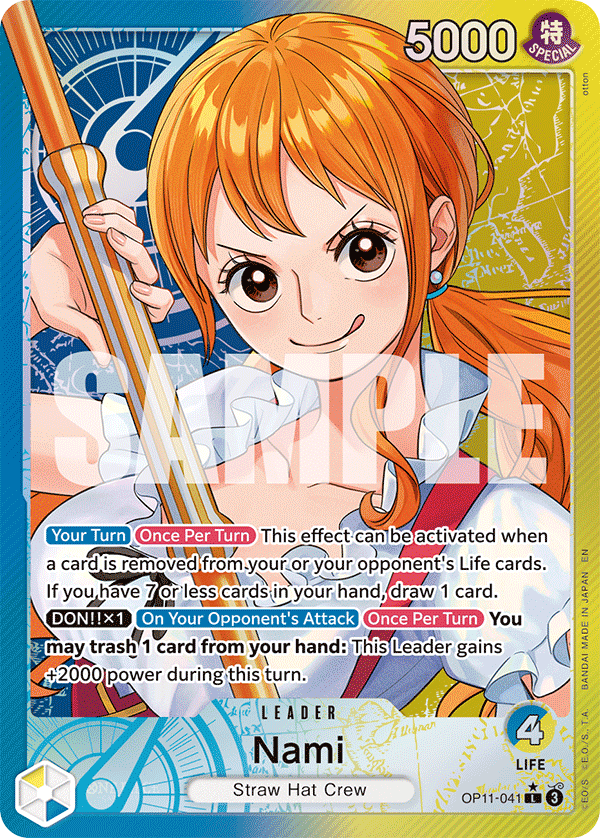 Nami (Leader) (OP11-041) (Alternate Art)