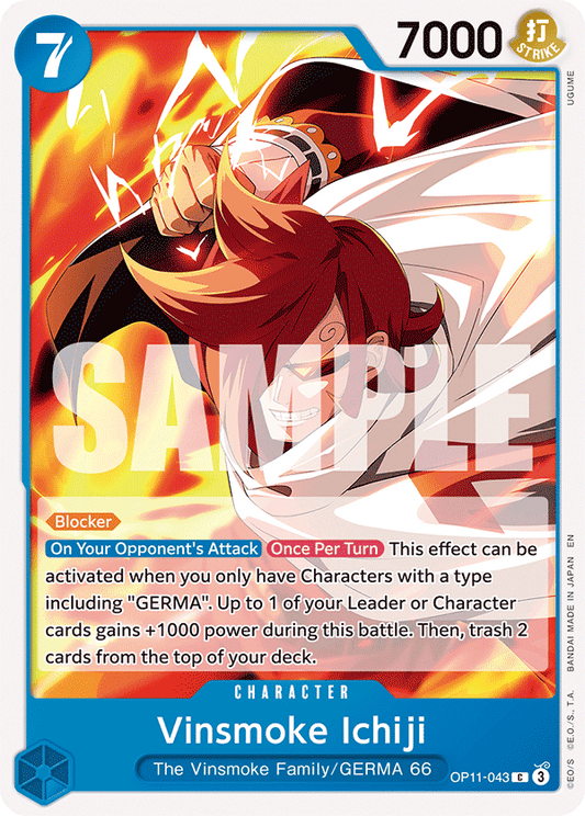 Vinsmoke Ichiji (Character) (OP11-043) (C)