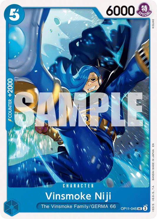 Vinsmoke Niji (Character) (OP11-045) (UC)