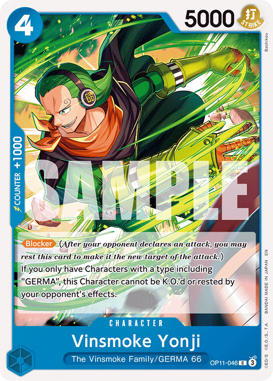 Vinsmoke Yonji (Character) (OP11-046) (C)