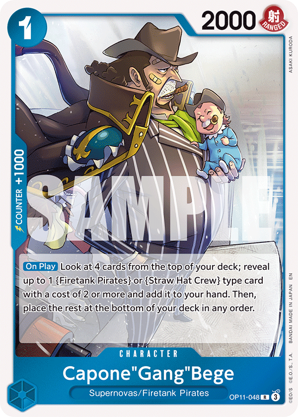 Capone “Gang” Bege (Character) (OP11-048) (R)