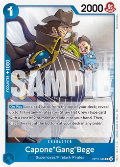 Capone"Gang"Bege (Nami Deck) (Character) (OP11-048) (R) (Learn To Play Reprint)