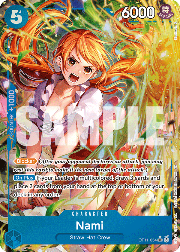 Nami (Character) (OP11-054) (SR) (Alternate Art)