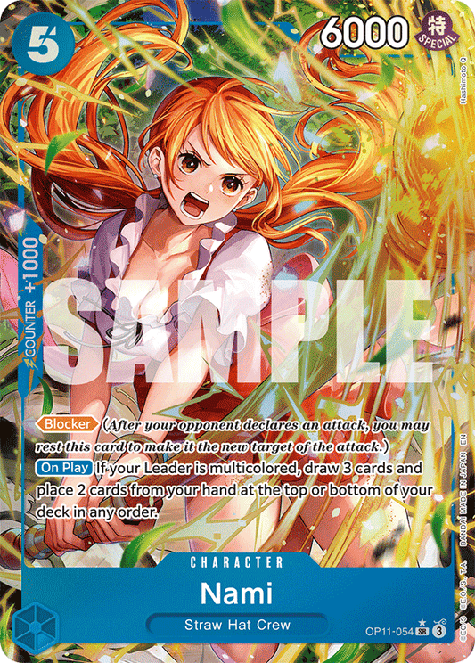 Nami (Character) (OP11-054) (SR) (Alternate Art)