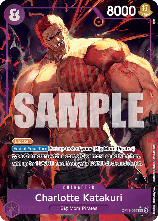 Charlotte Katakuri (Character) (OP11-067) (SR) (Alternate Art)
