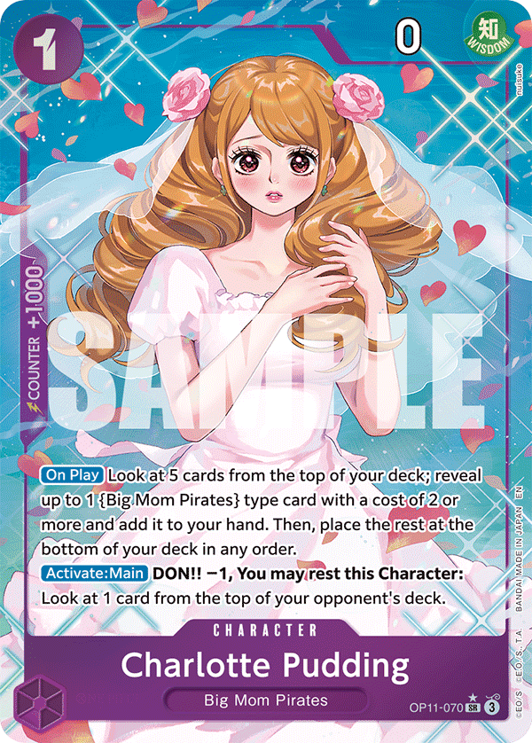 Charlotte Pudding (Character) (OP11-070) (SR) (Alternate Art)