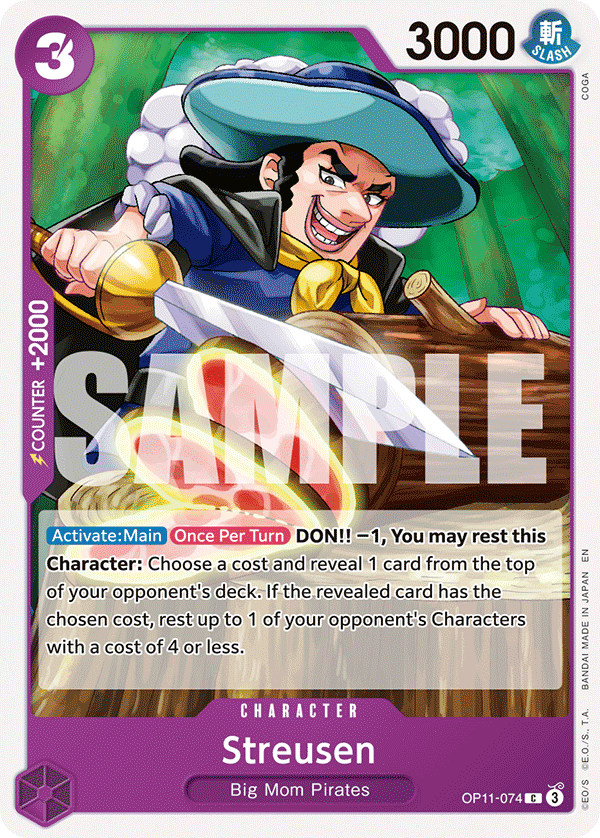 Streusen (Character) (OP11-074) (C)