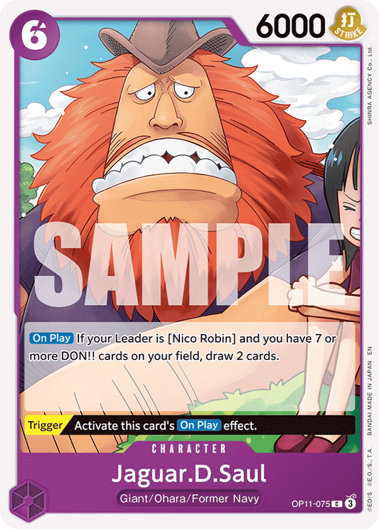 Jaguar D Saul (Character) (OP11-075) (C)