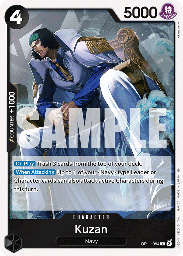 Kuzan (Character) (OP11-084) (R)