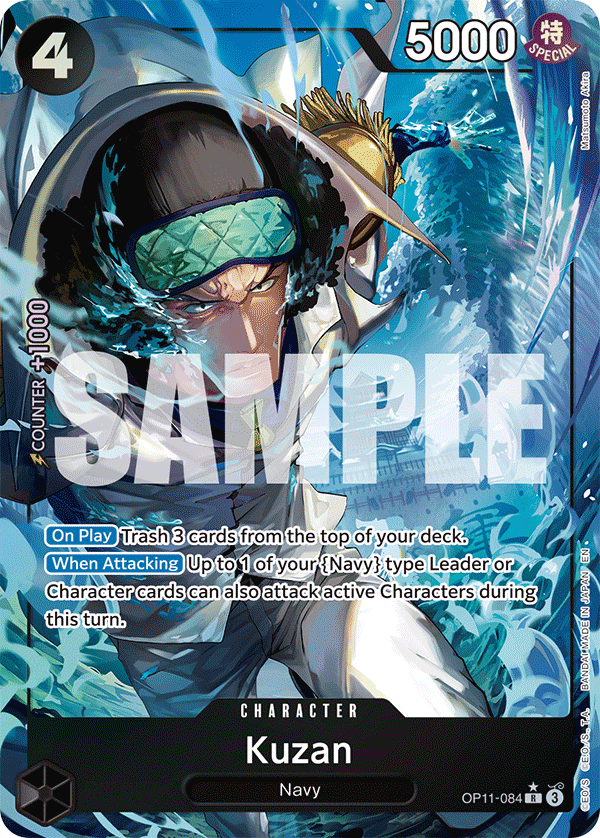 Kuzan (Character) (OP11-084) (R) (Alternate Art)