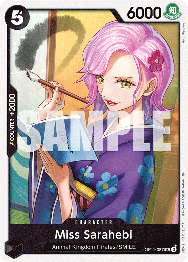 Miss Sarahebi (Character) (OP11-087) (UC)