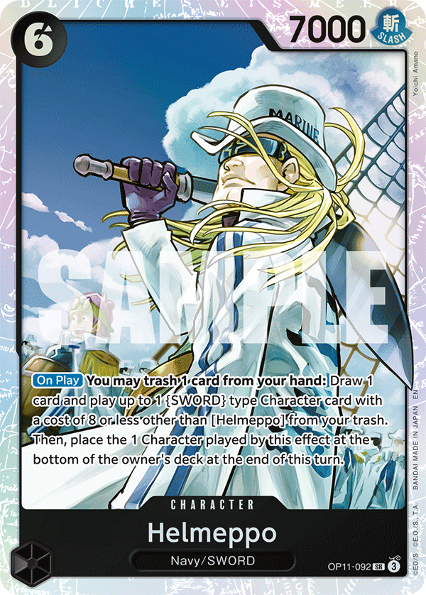 Helmeppo (Character) (OP11-092) (SR)