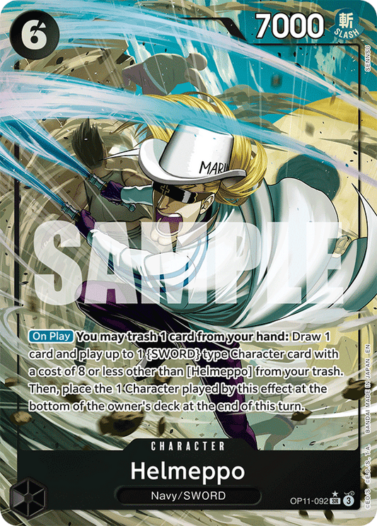 Helmeppo (Character) (OP11-092) (SR) (Alternate Art)