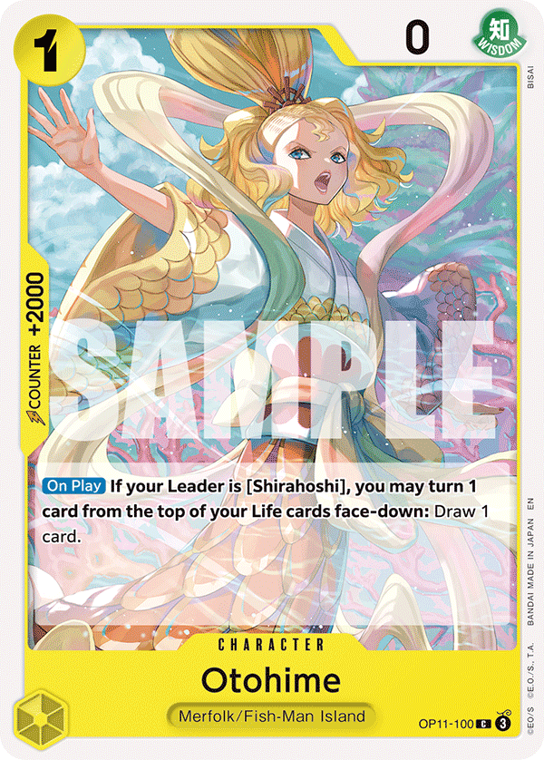 Otohime (Character) (OP11-100) (C)