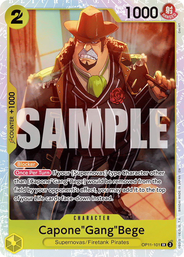 Capone Gang Bege (Character) (OP11-101) (SR)