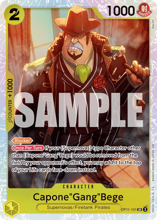 Capone Gang Bege (Character) (OP11-101) (SR)