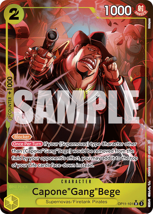 Capone Gang Bege (Character) (OP11-101) (SR) (Alternate Art)
