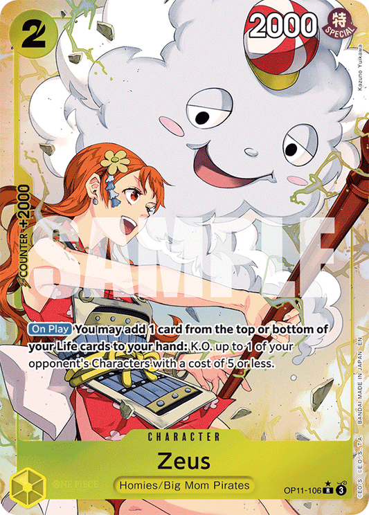 Zues (Character) (OP11-106) (R) (Alternate Art)
