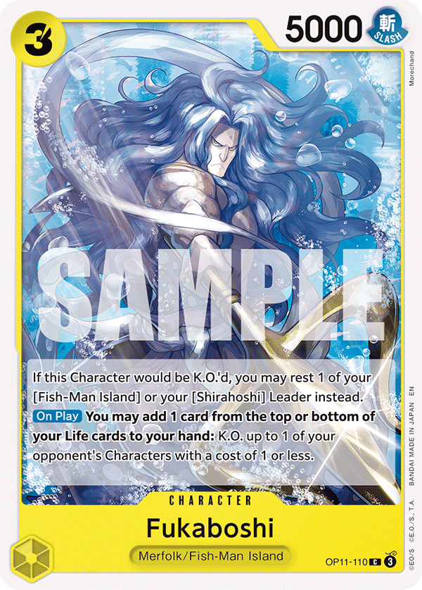 Fukaboshi (Character) (OP11-110) (C)