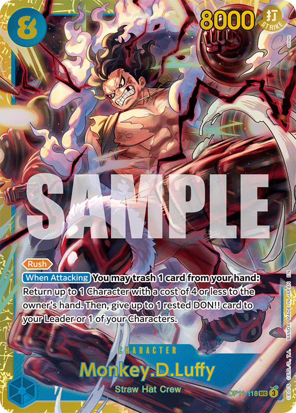 Monkey D Luffy (Character) (OP11-118) (SEC)