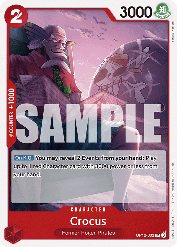 Crocus (Character) (OP12-003) (UC)