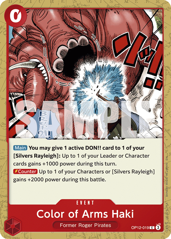 Color of Arms Haki (Event) (OP12-019) (C)