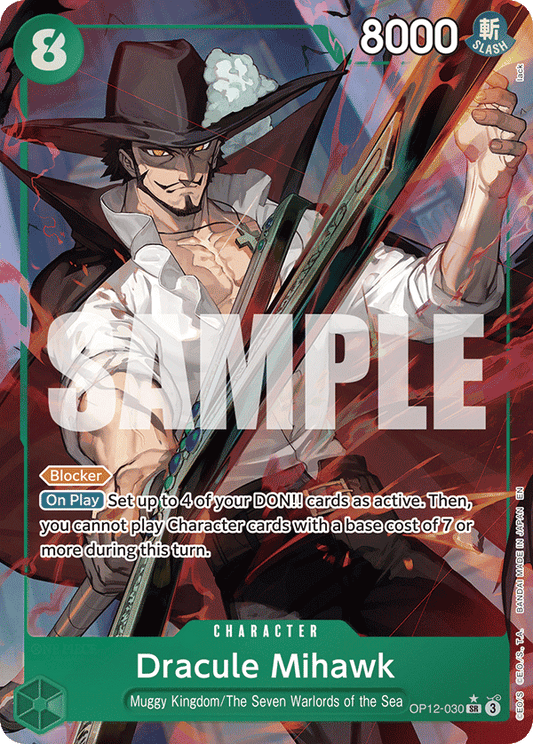 Dracule Mihawk (Character) (OP12-030) (SR) (Alternate Art)