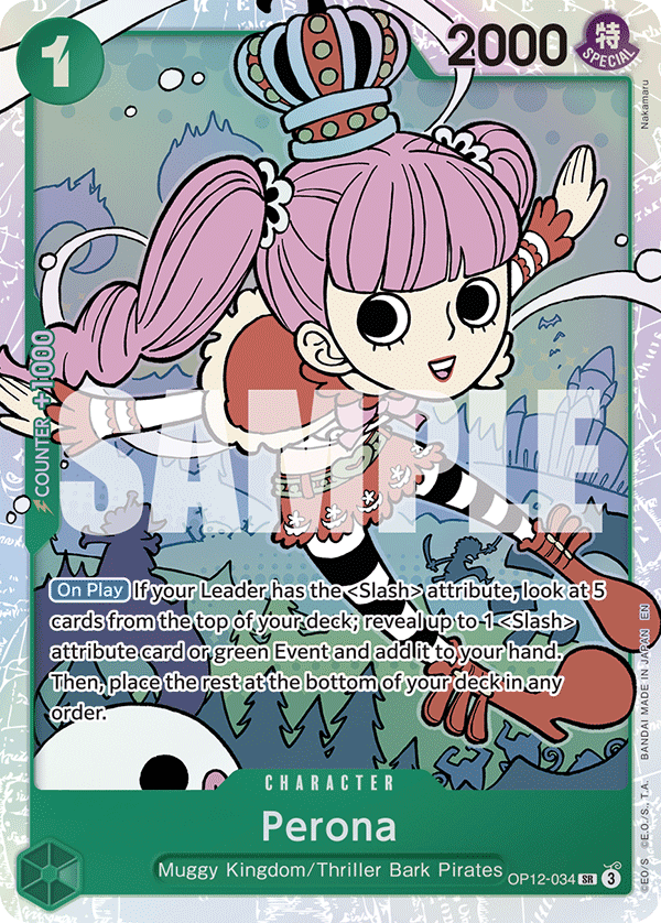 Perona (Character) (OP12-034) (SR)