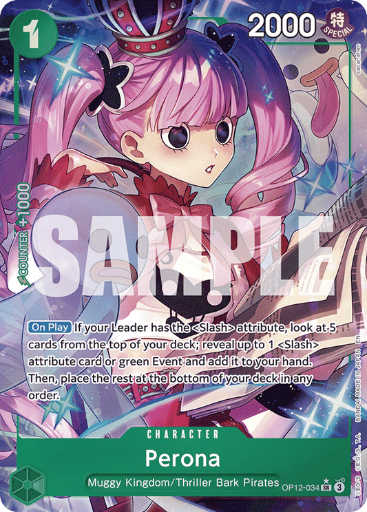 Perona (Character) (OP12-034) (SR) (Alternate Art)