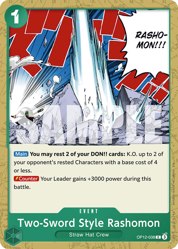 Two-Sword Style Rashomon (Event) (OP12-038) (C)