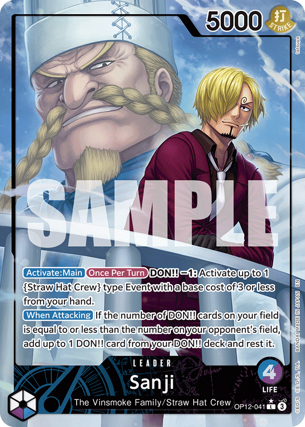 Sanji (Leader) (OP12-041) (Alternate Art)
