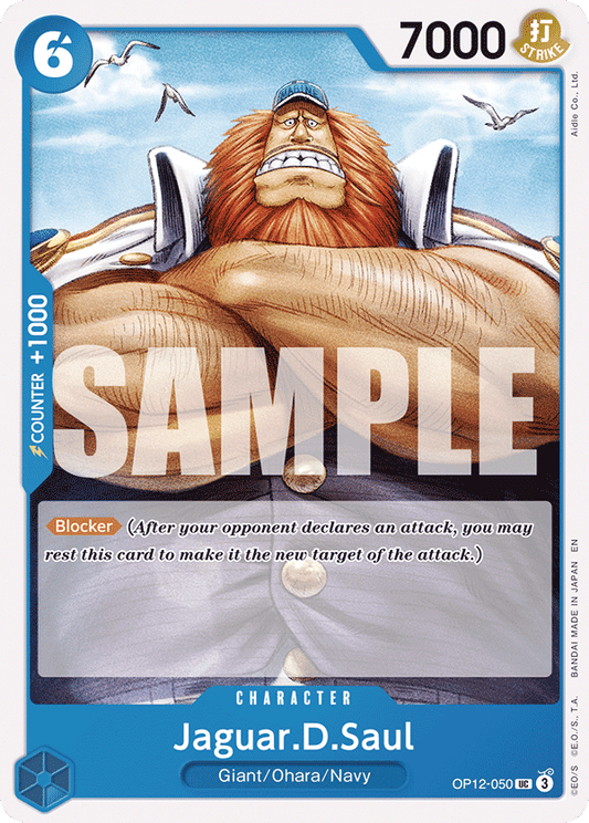 Jaguar D Saul (Character) (OP12-050) (UC)