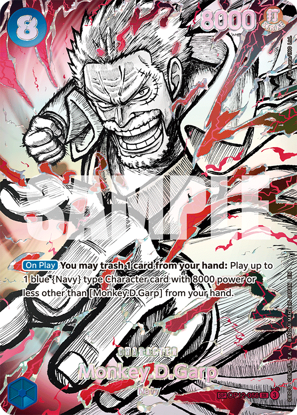 Monkey.D.Garp (Character) (OP12-056 Reprint) (SP CARD)