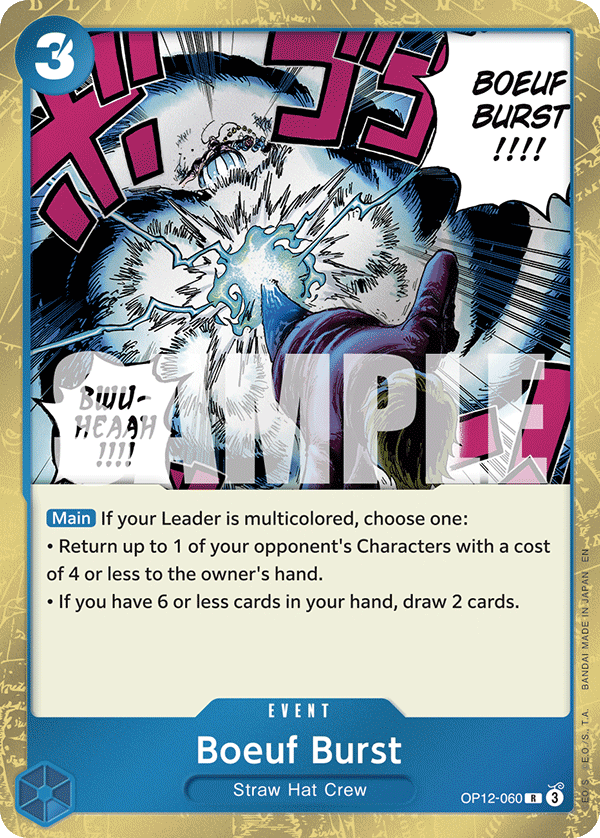 Boeuf Burst (Event) (OP12-060) (R)