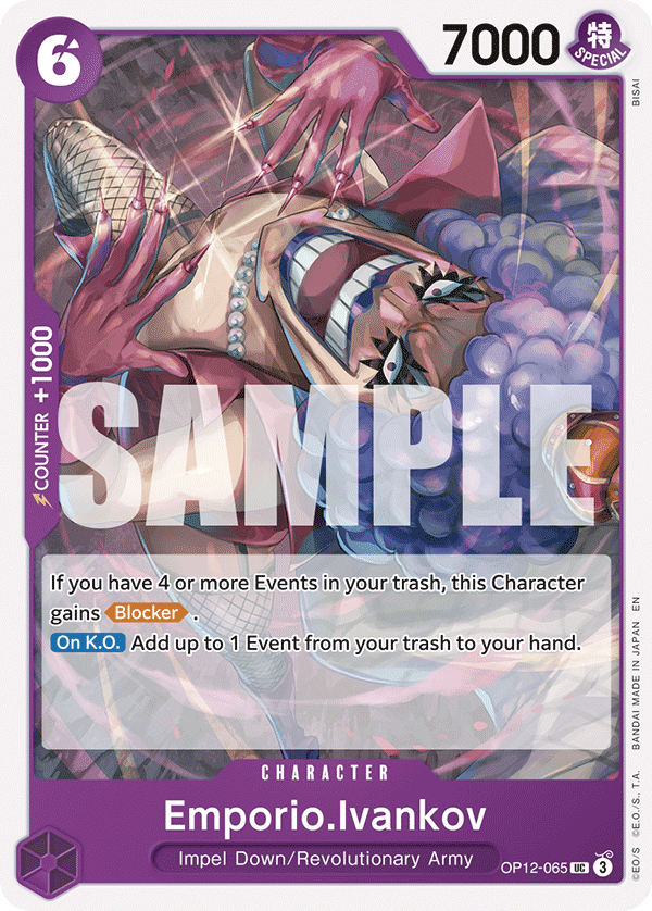 Emporio Ivankov (Character) (OP12-065) (UC)