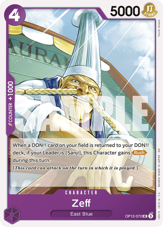 Zeff (Character) (OP12-072) (UC)