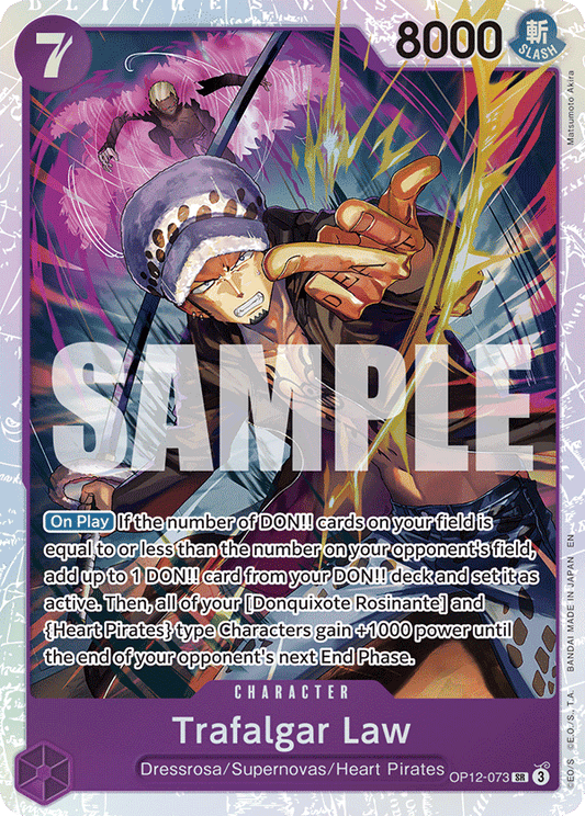 Trafalgar Law (Character) (OP12-073) (SR)